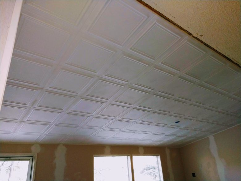 Foam Ceiling Tiles To The Rescue, Styrofoam Ceiling Tile